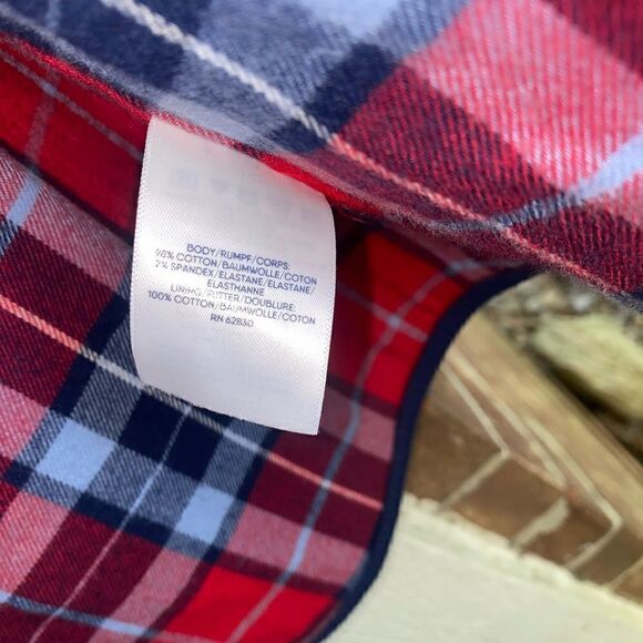 Lands End Men's Blue Button NWT Flannel Lined Long Sleeve Shirt Jacket Size Med - Picture 10 of 10